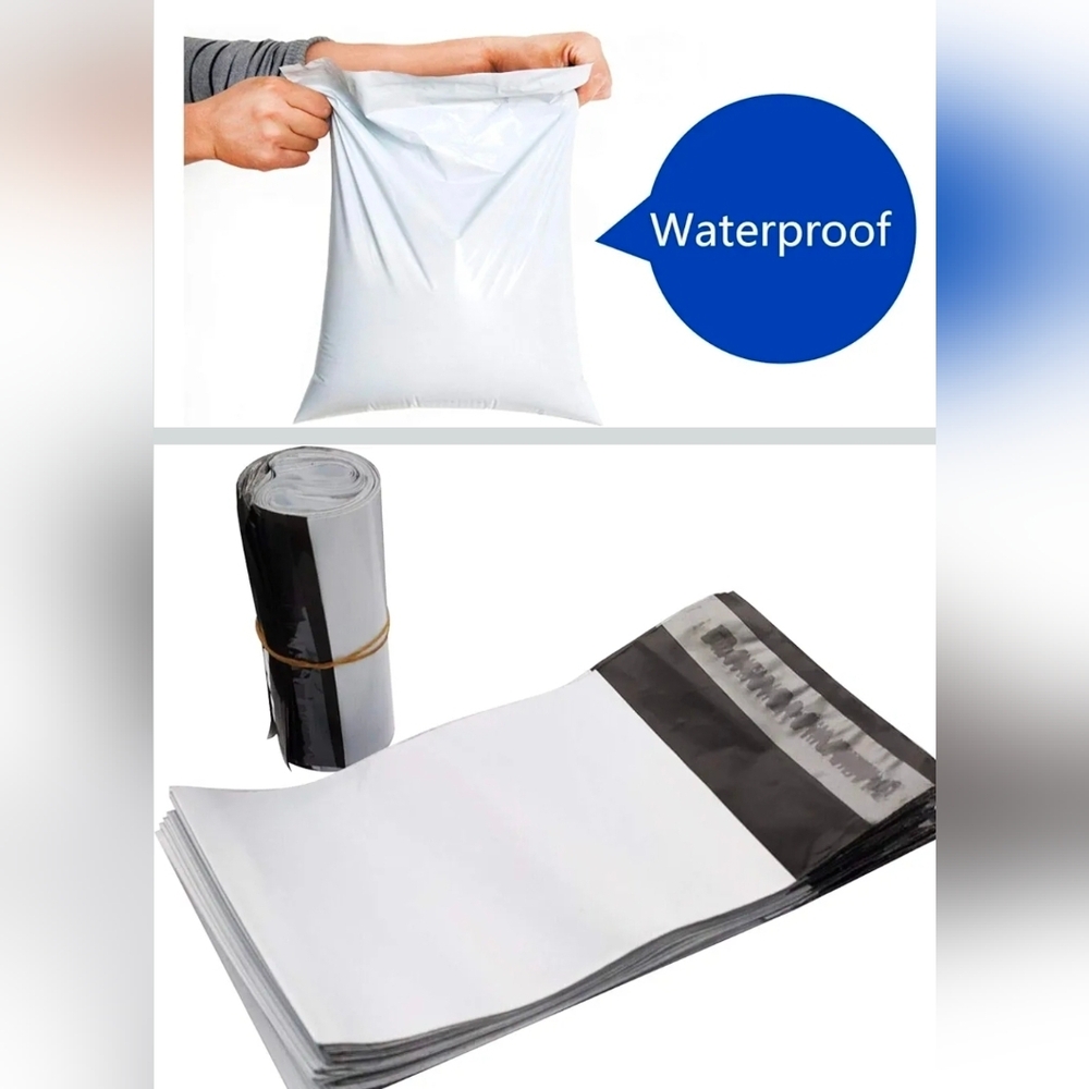 100 ct 4x6 Poly Mailers Envelopes Self Seal Shipping Bags 2 Mil 4" x 6"
